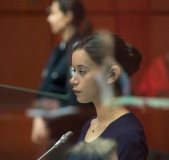 L'actrice Melissa Guers
