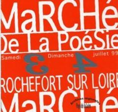 Visuel Marché de la poésie à Rochefort (1999).